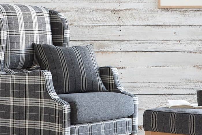 Tissu ameublement fauteuil