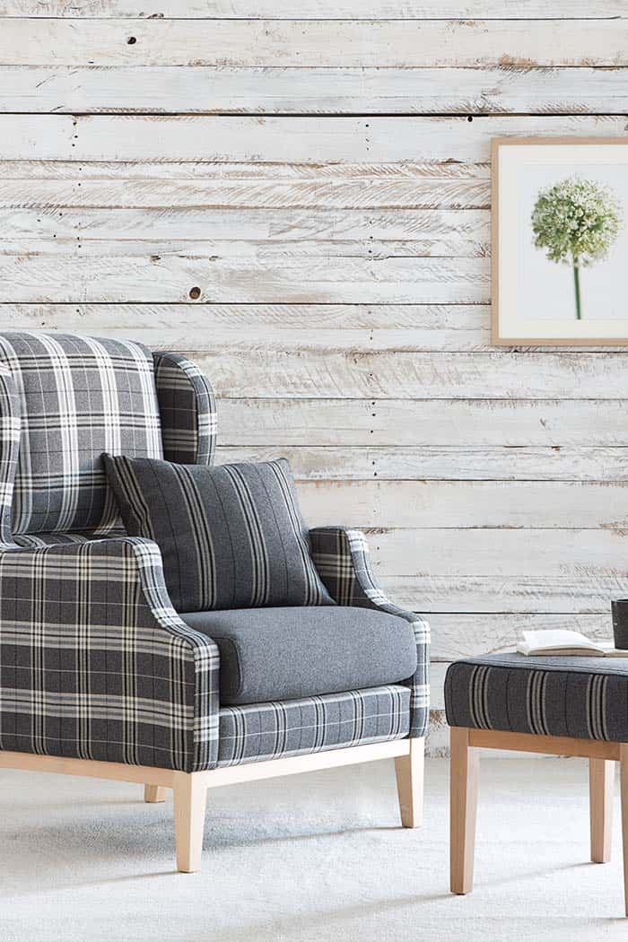 Tissu ameublement fauteuil