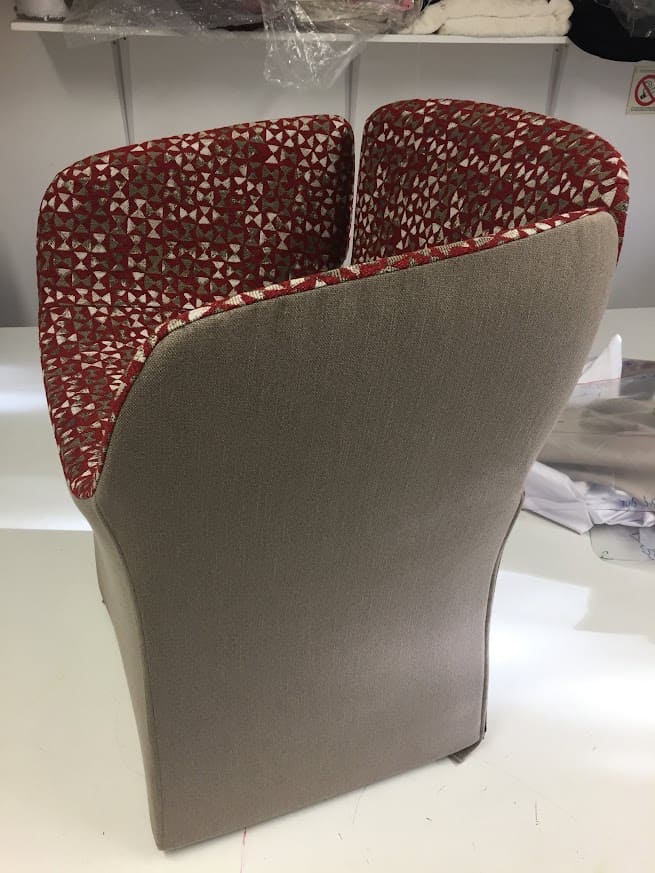 Tissu ameublement fauteuil boutique mougins