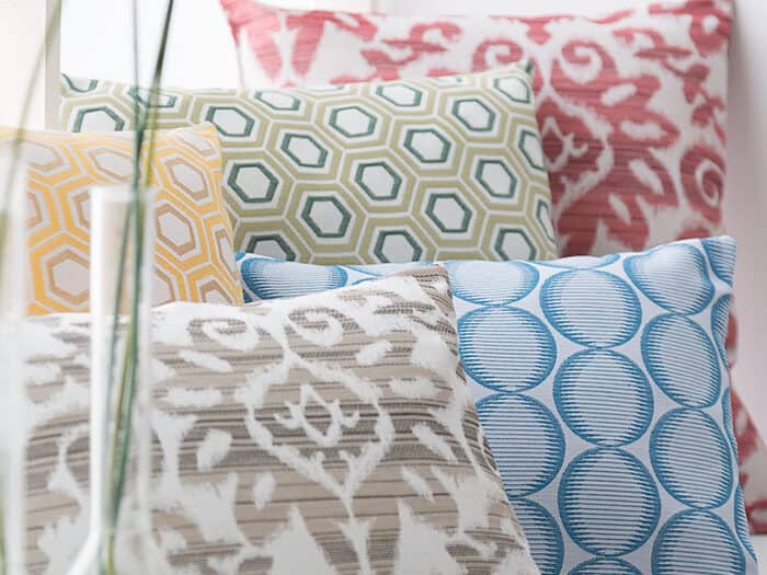 tissu et housse pour coussin